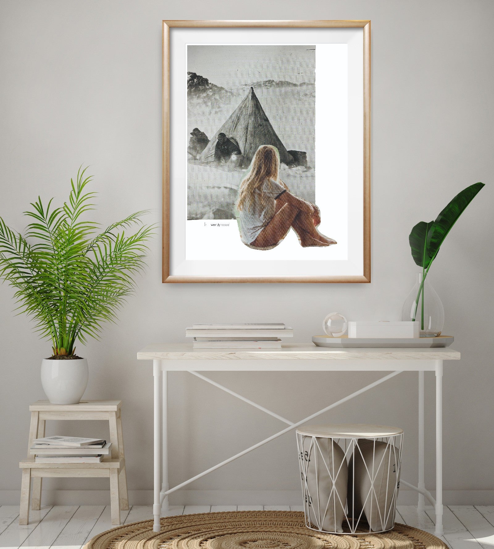 Mounted deals framed photo