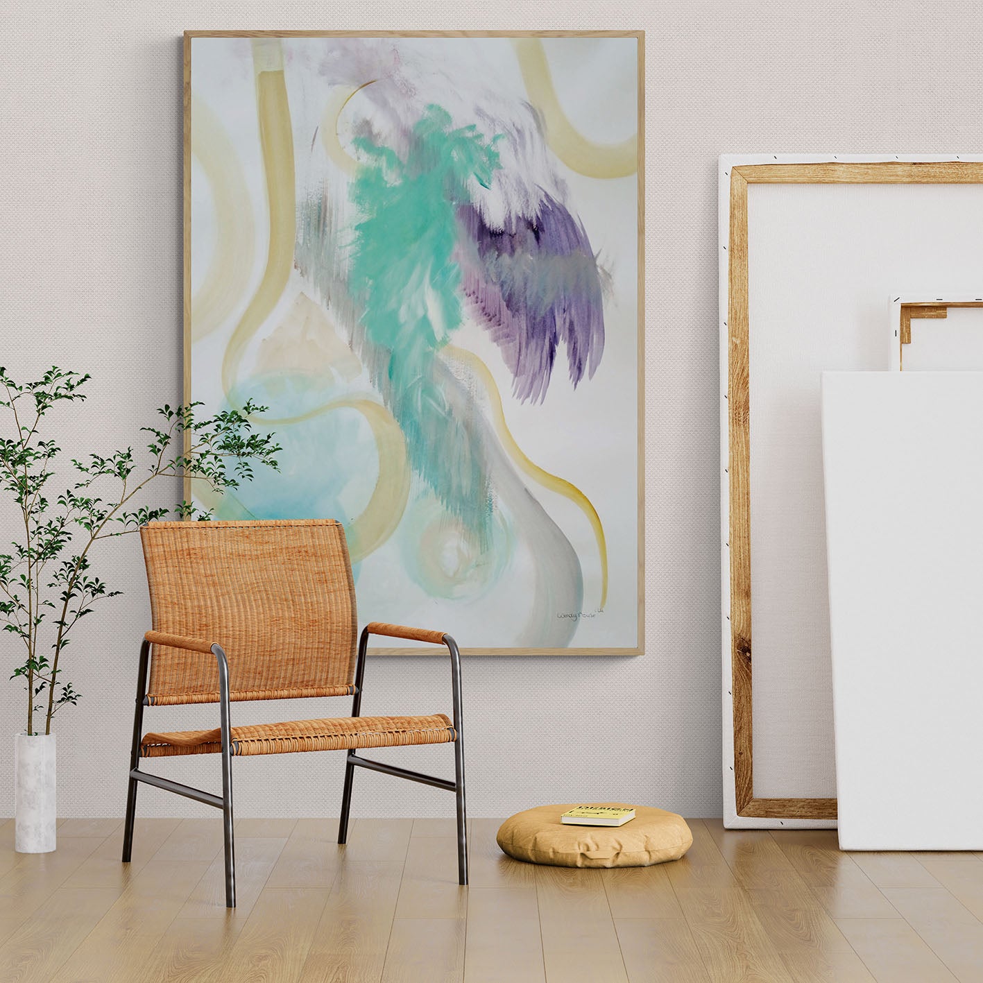 Feather | Original Paper Painting