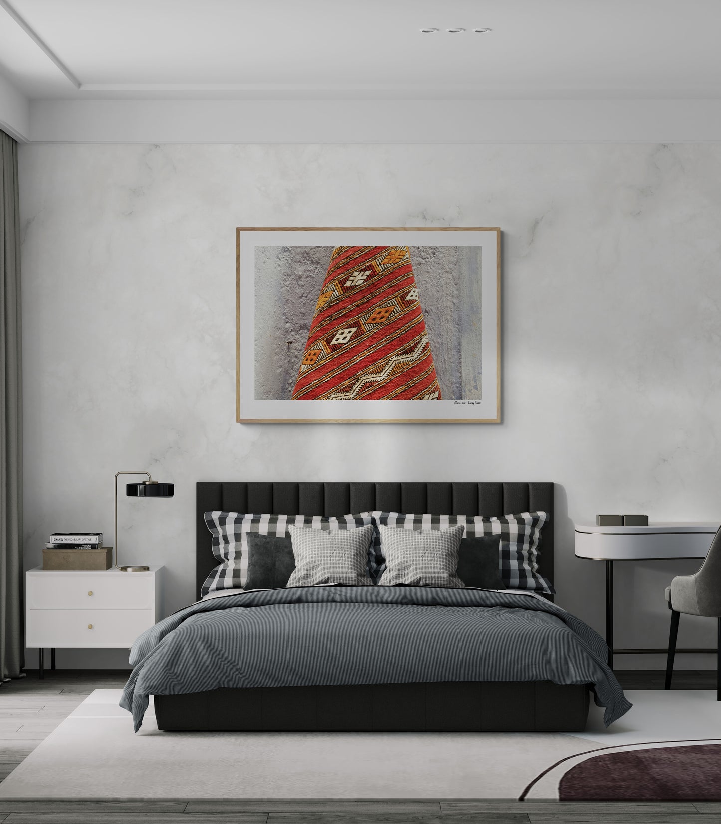 Amazigh carpet | Framed & Mounted Print