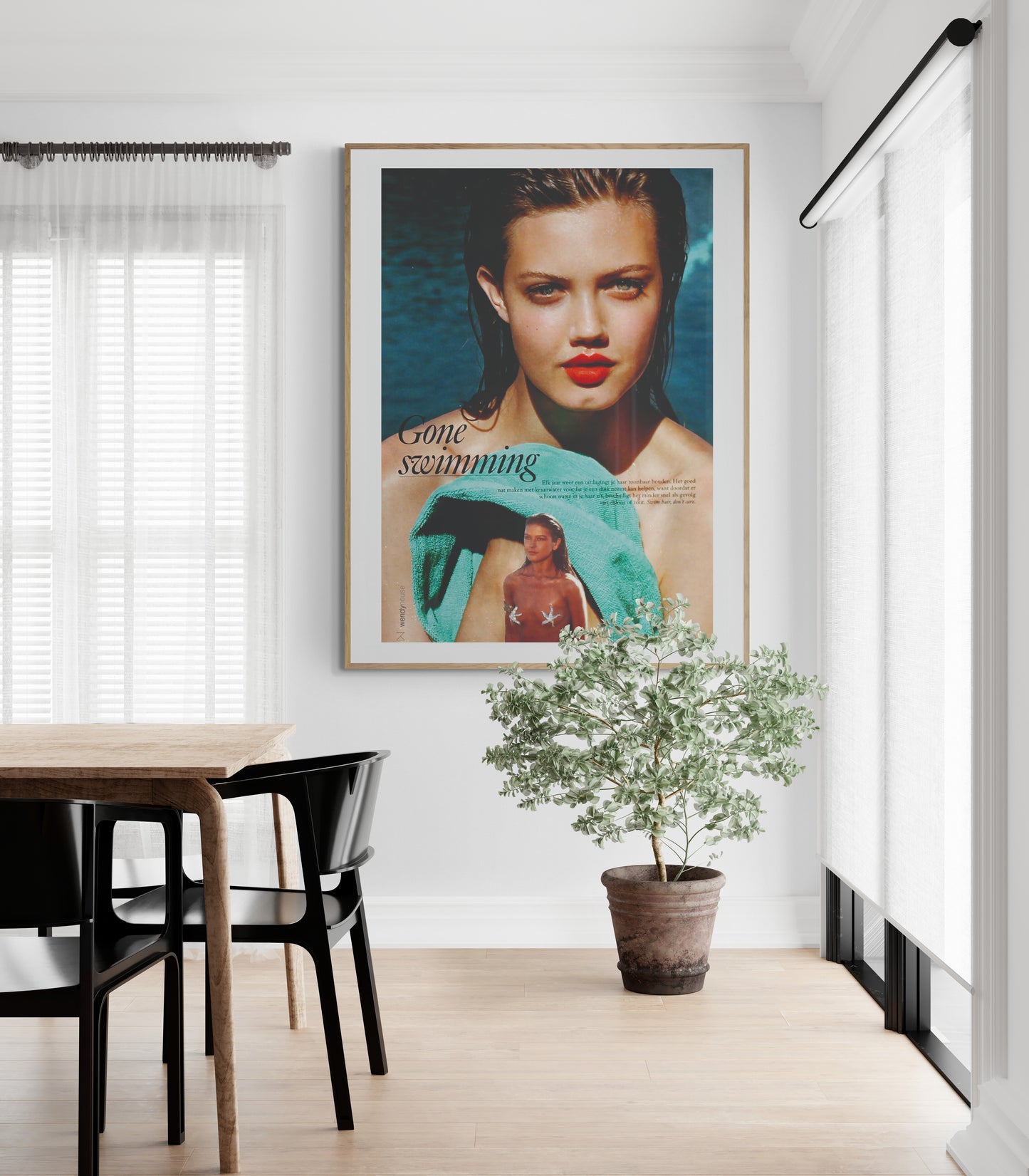 Gone Swimming | Framed & Mounted Print