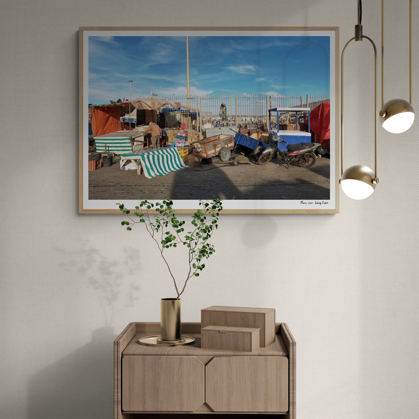 Harbour Market | Framed & Mounted Print