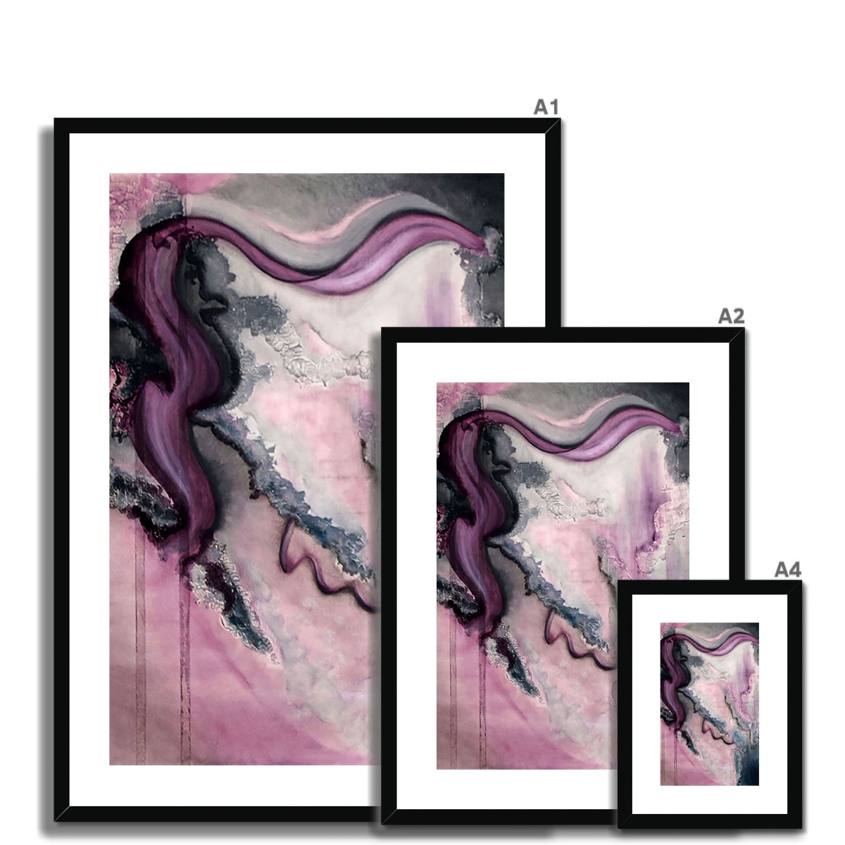 The Purple Man | Framed & Mounted Print