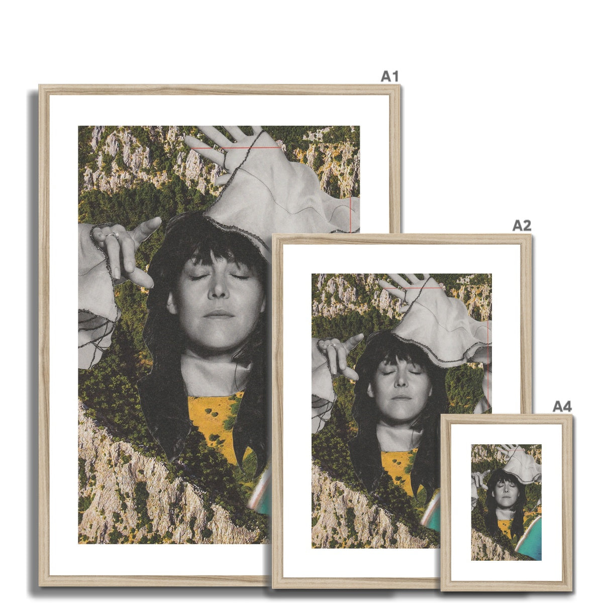 Let Go Let God | Framed & Mounted Print