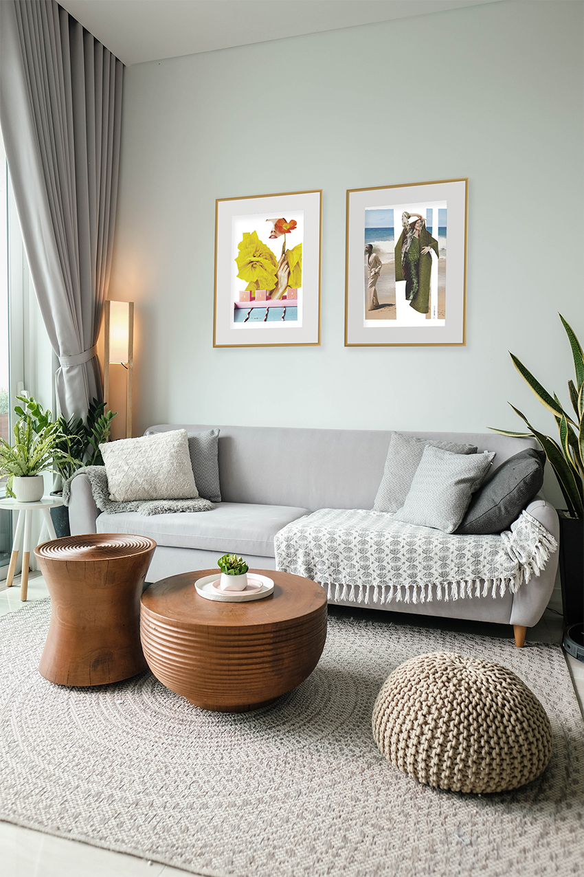 FRAMED PRINTS | MIXED MEDIA COLLAGES
