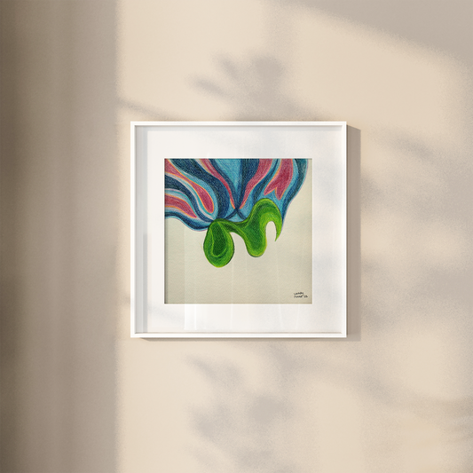 Heart | Original Crayons Drawing