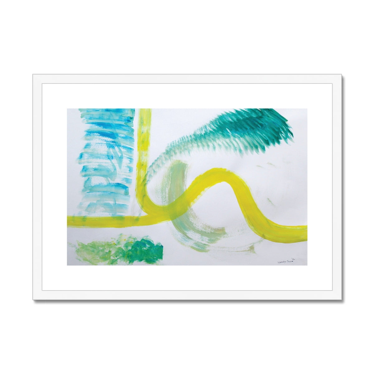 Bending |  Framed & Mounted Print