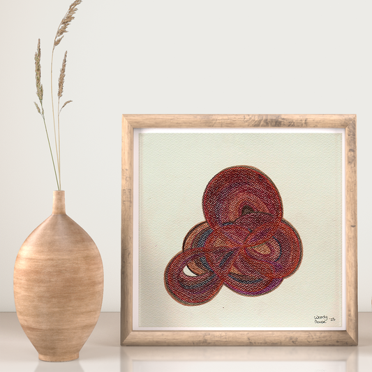 Ground | Original Crayon Drawing