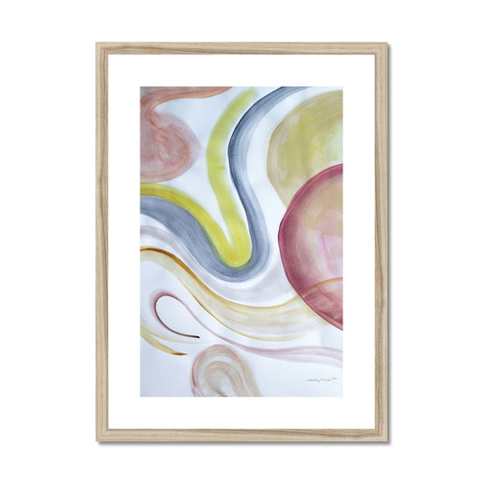 One |  Framed & Mounted Print