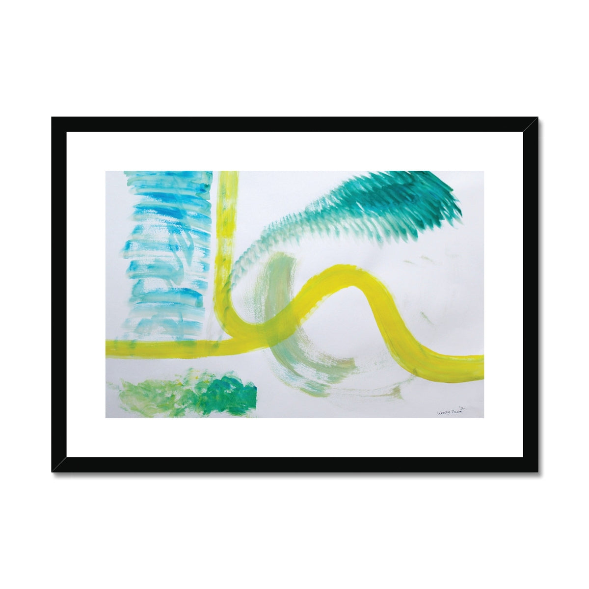 Bending |  Framed & Mounted Print