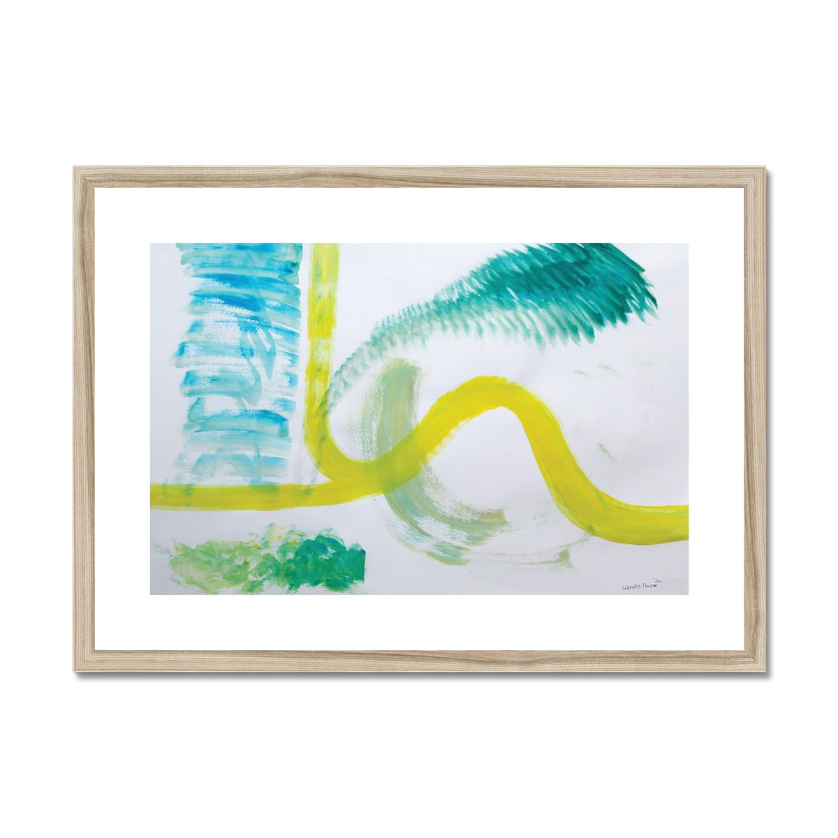 Bending |  Framed & Mounted Print