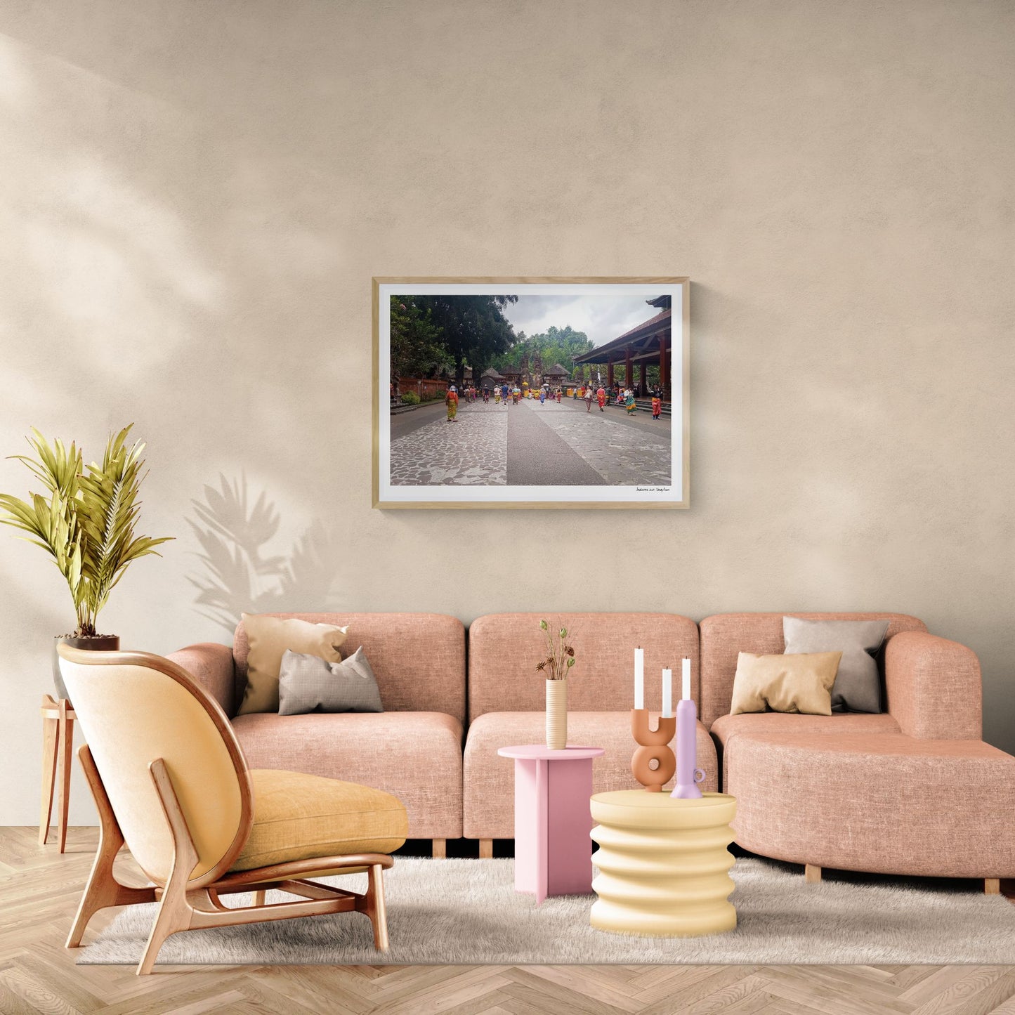 Temple square |  Framed & Mounted Print