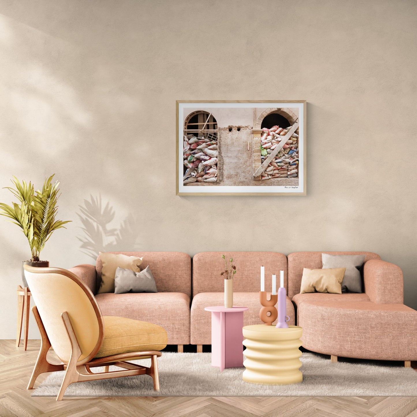 Construction |  Framed & Mounted Print