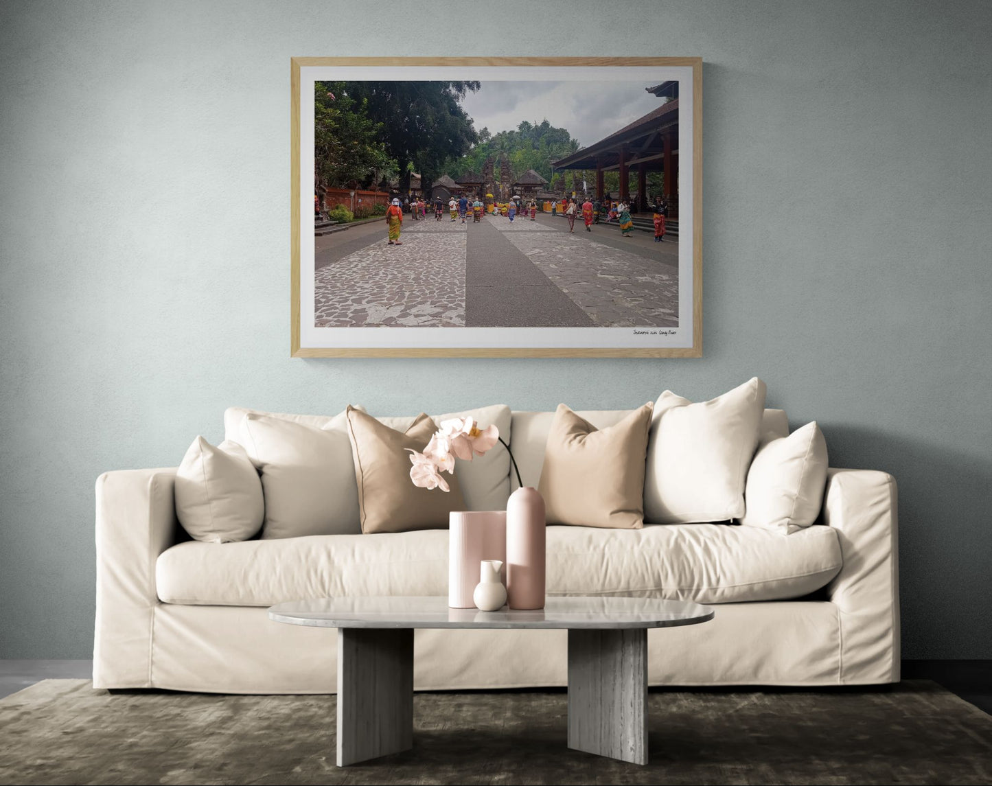 Temple square |  Framed & Mounted Print