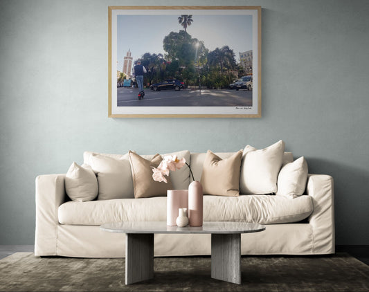 Street view |  Framed & Mounted Print