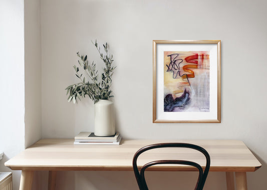 The Couple | Framed & Mounted Print