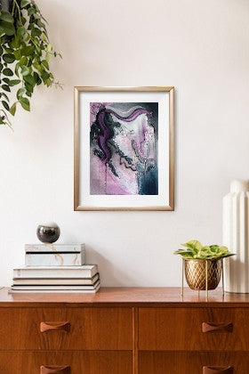 The Purple Man | Framed & Mounted Print