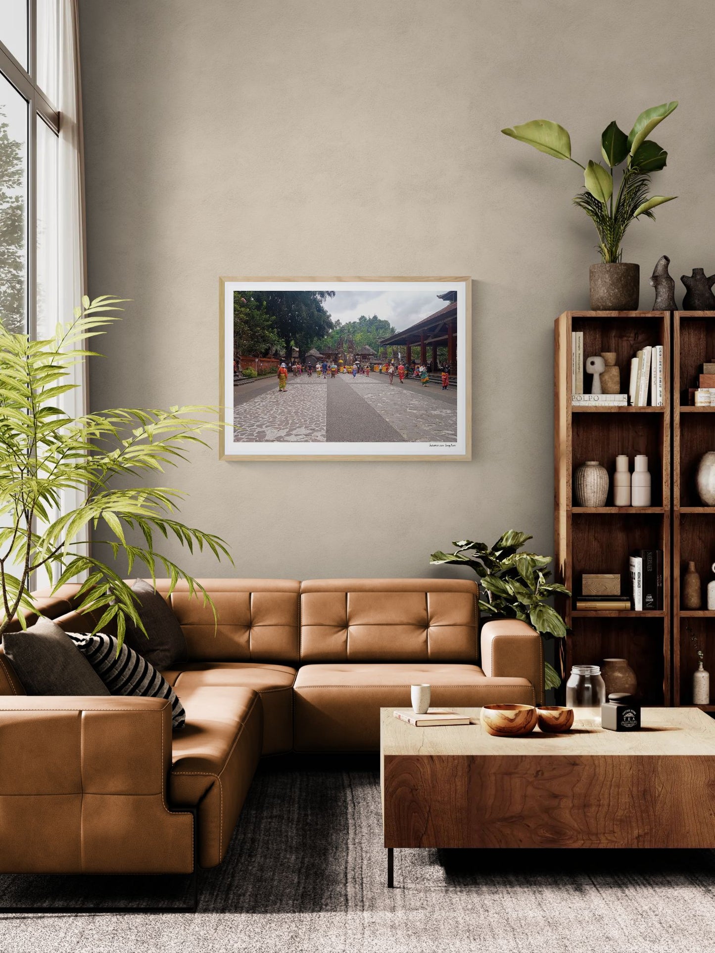 Temple square |  Framed & Mounted Print