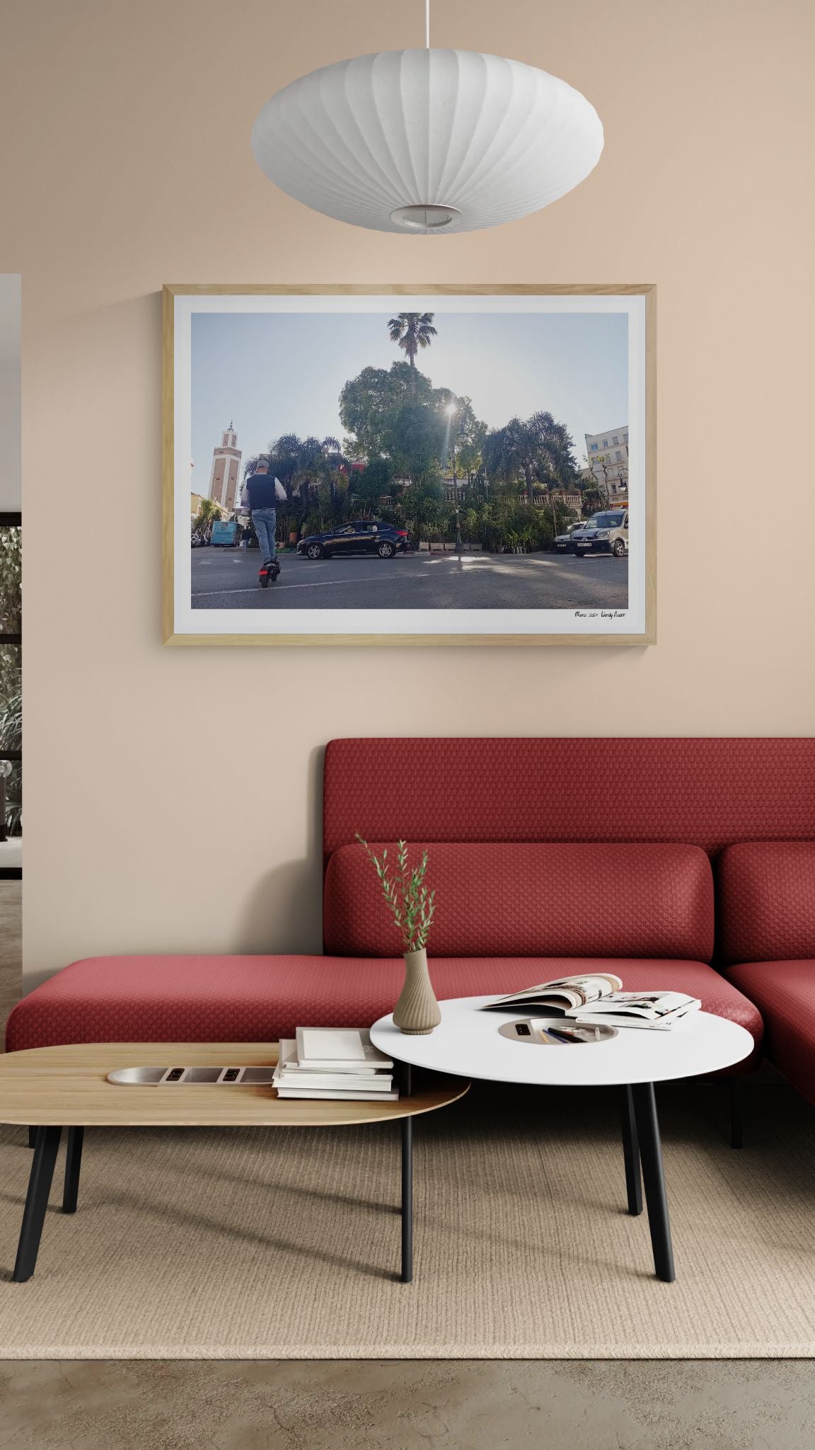 Street view |  Framed & Mounted Print
