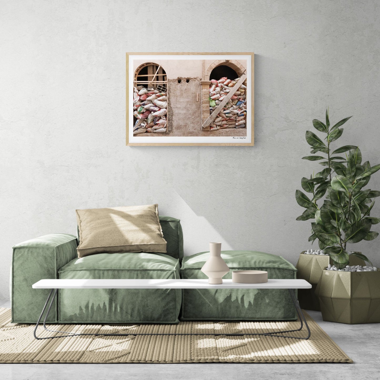 Construction |  Framed & Mounted Print