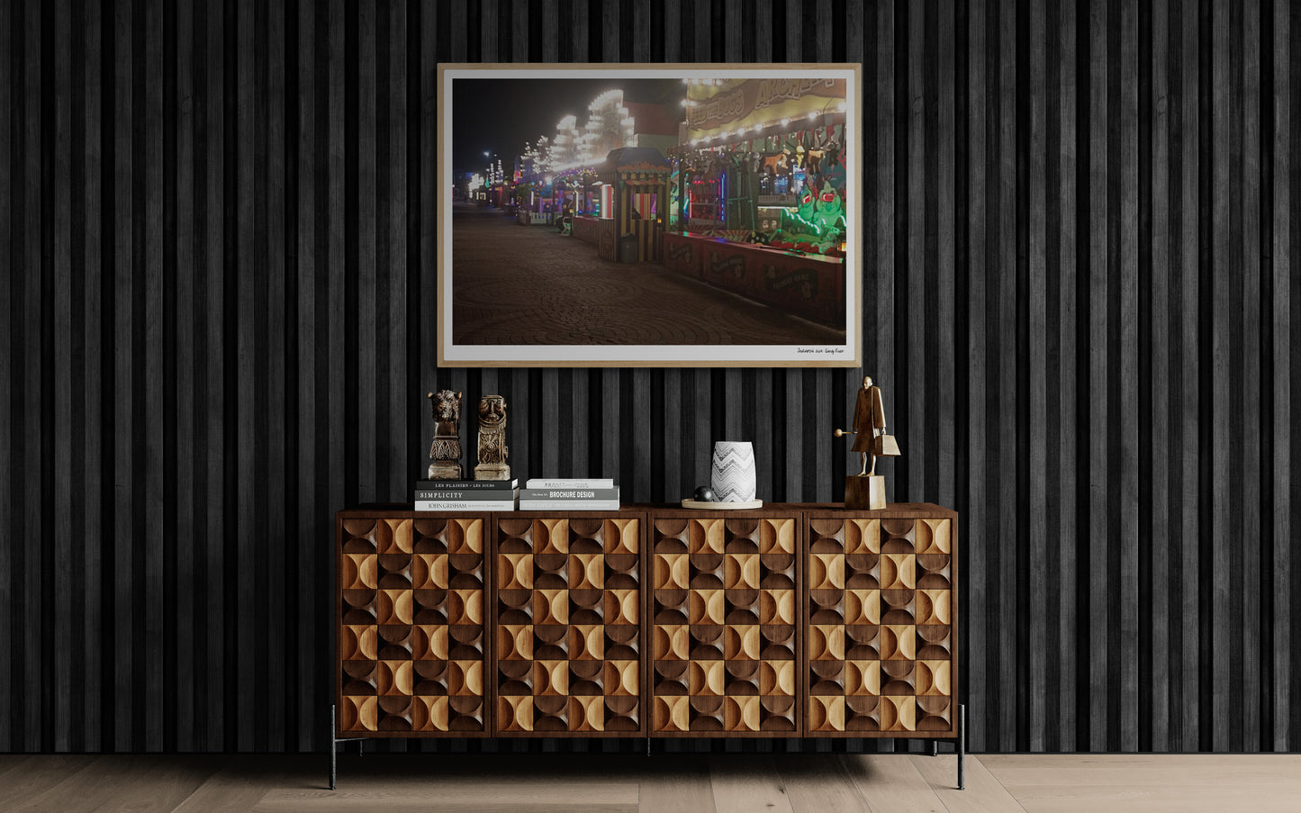 Venise street in Jakarta | Framed & Mounted Print