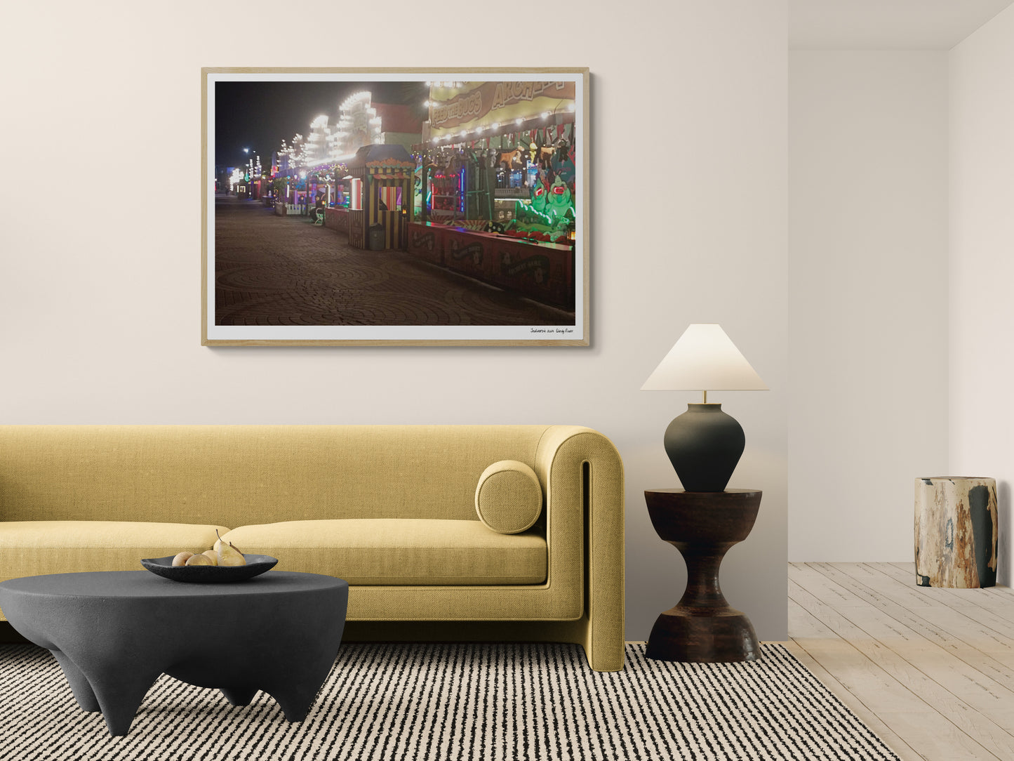 Venise street in Jakarta | Framed & Mounted Print
