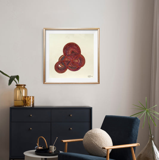 Ground | Original Crayon Drawing