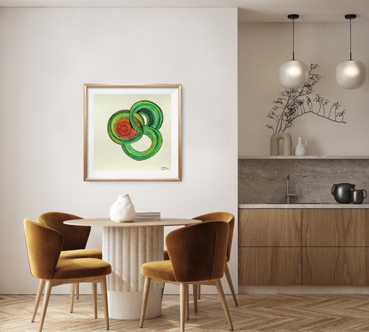 Money | Original Crayon Drawing