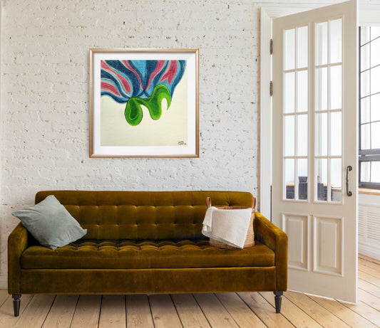 Heart | Original Crayons Drawing