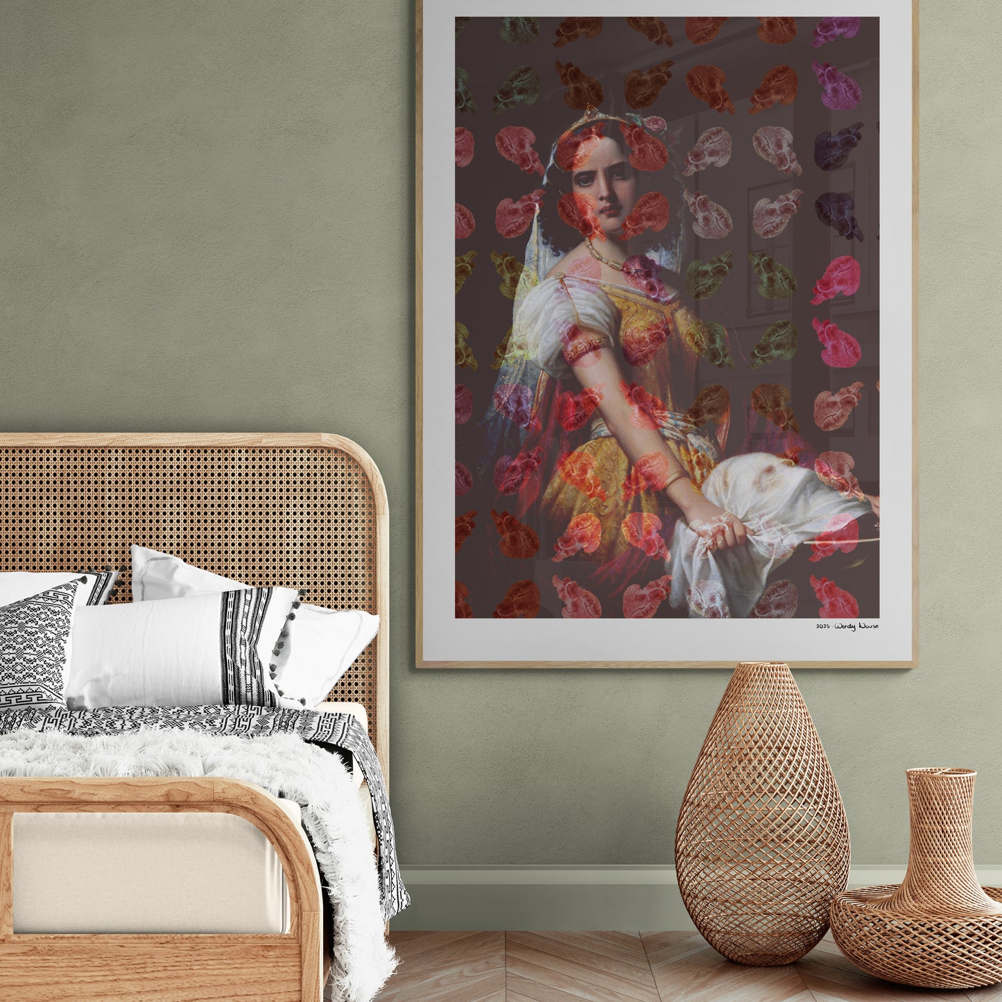 Eating | Framed & Mounted Print