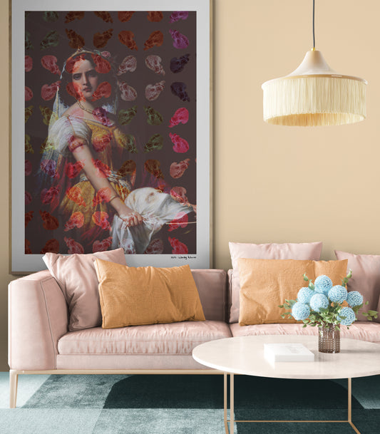 Eating | Framed & Mounted Print