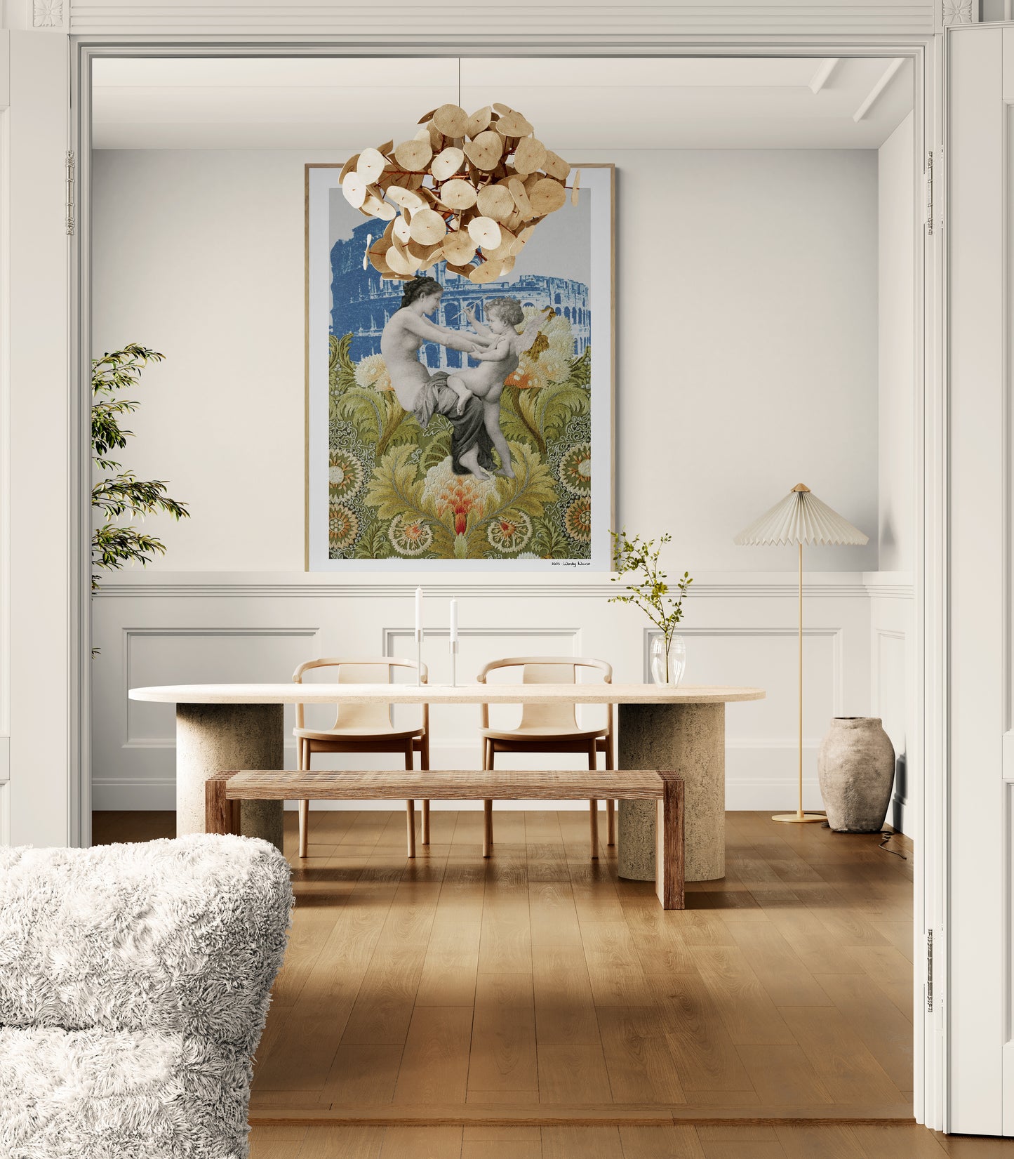 Fighting | Framed & Mounted Print