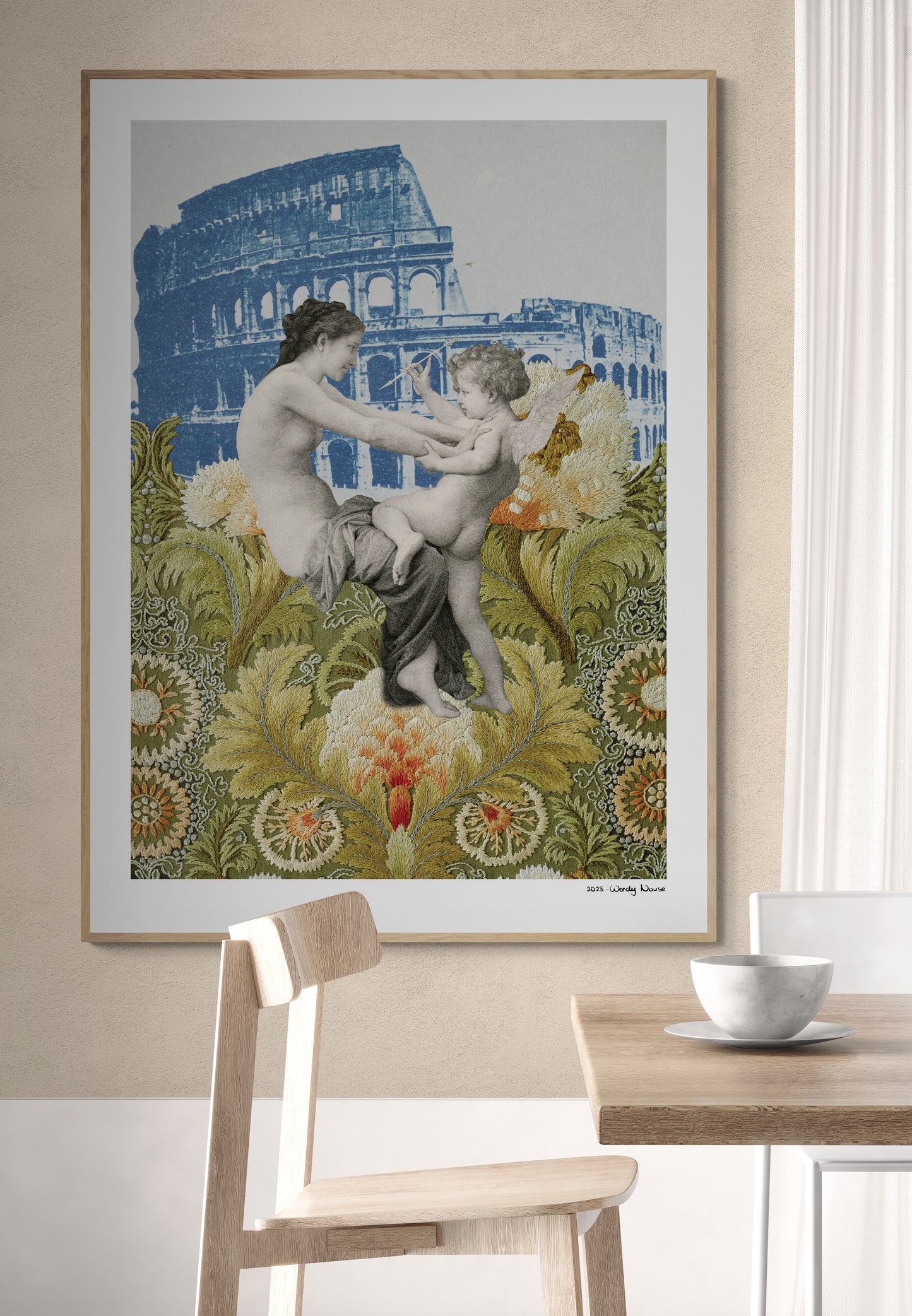 Fighting | Framed & Mounted Print