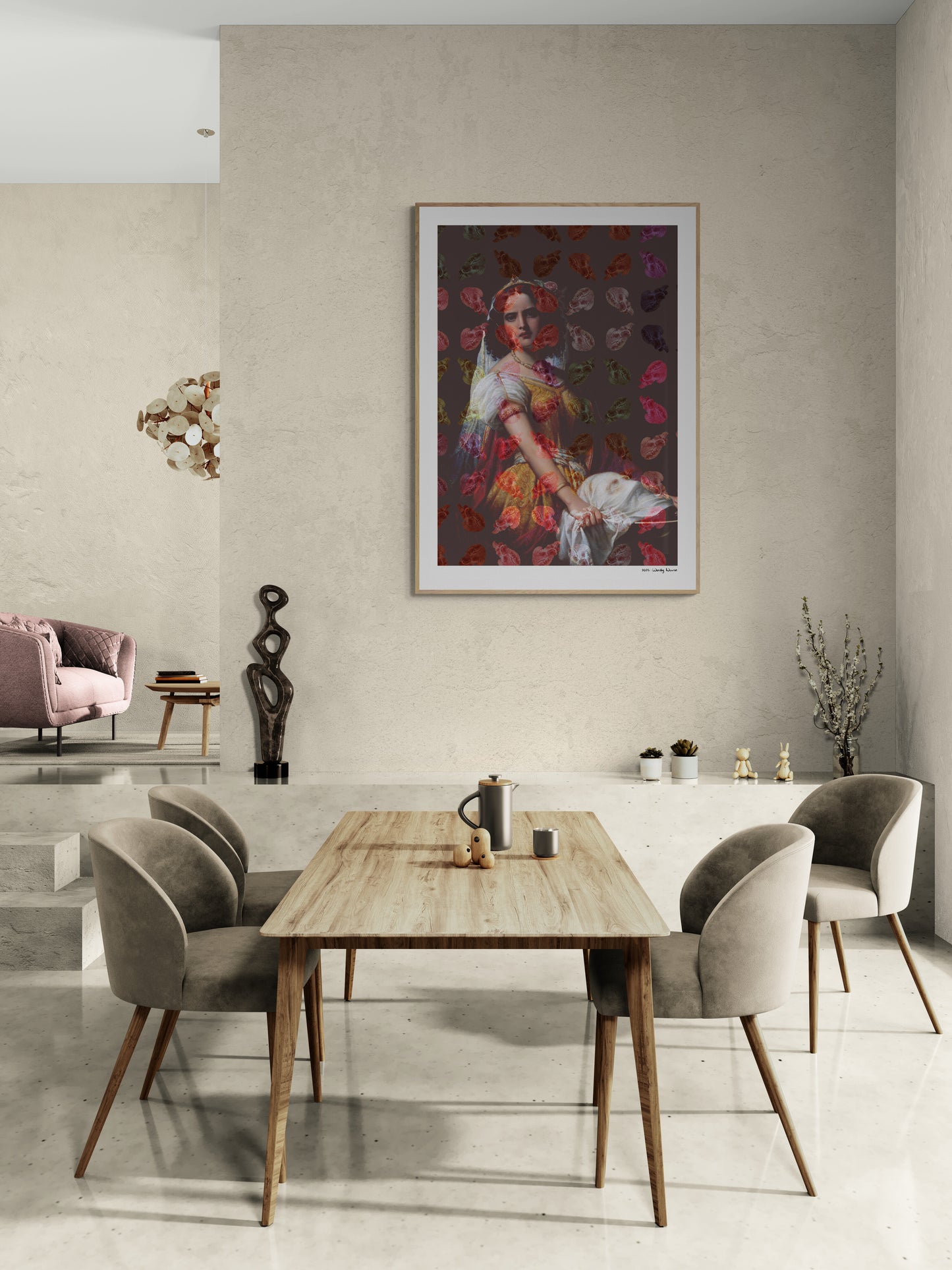 Eating | Framed & Mounted Print