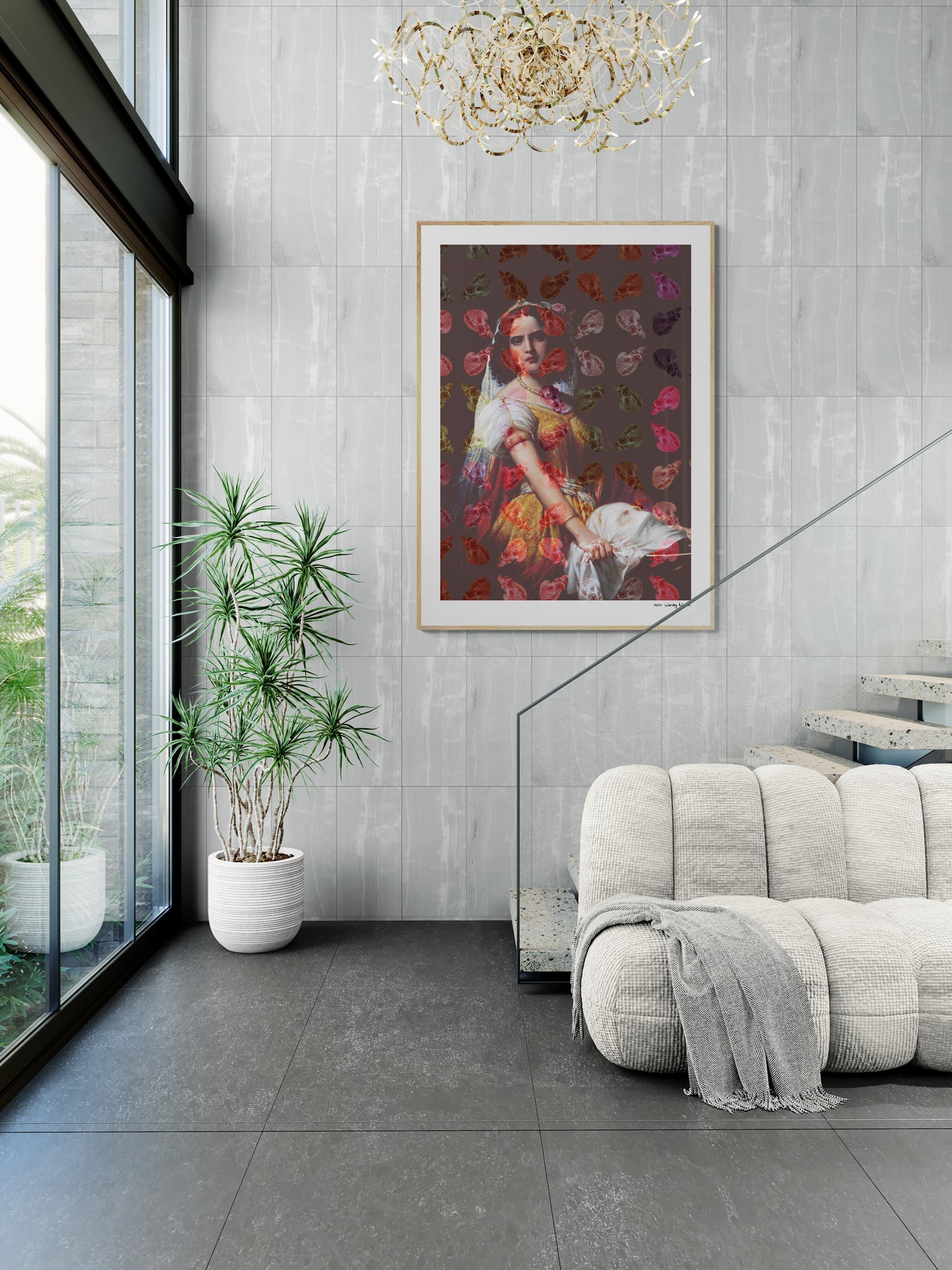 Eating | Framed & Mounted Print