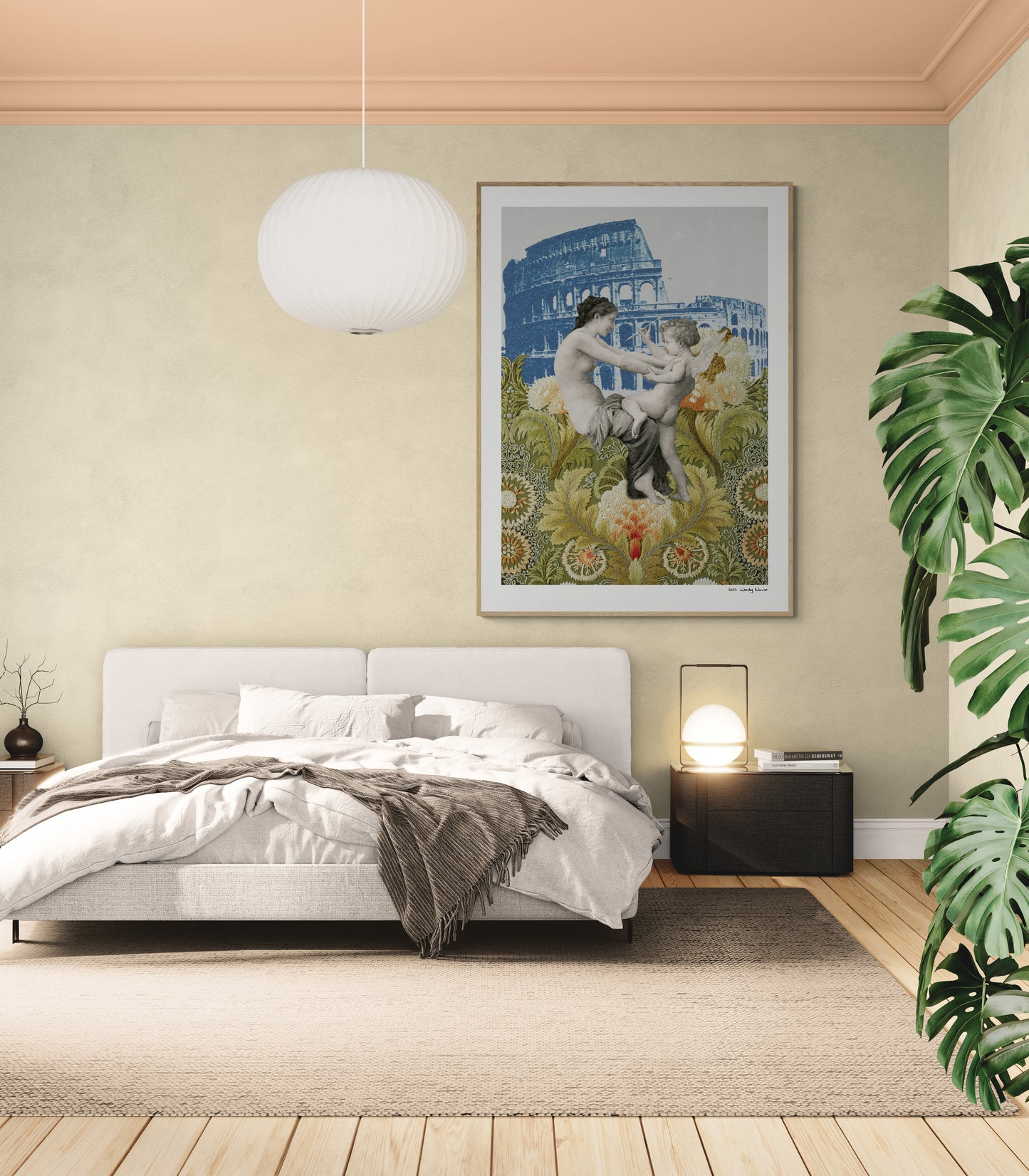 Fighting | Framed & Mounted Print