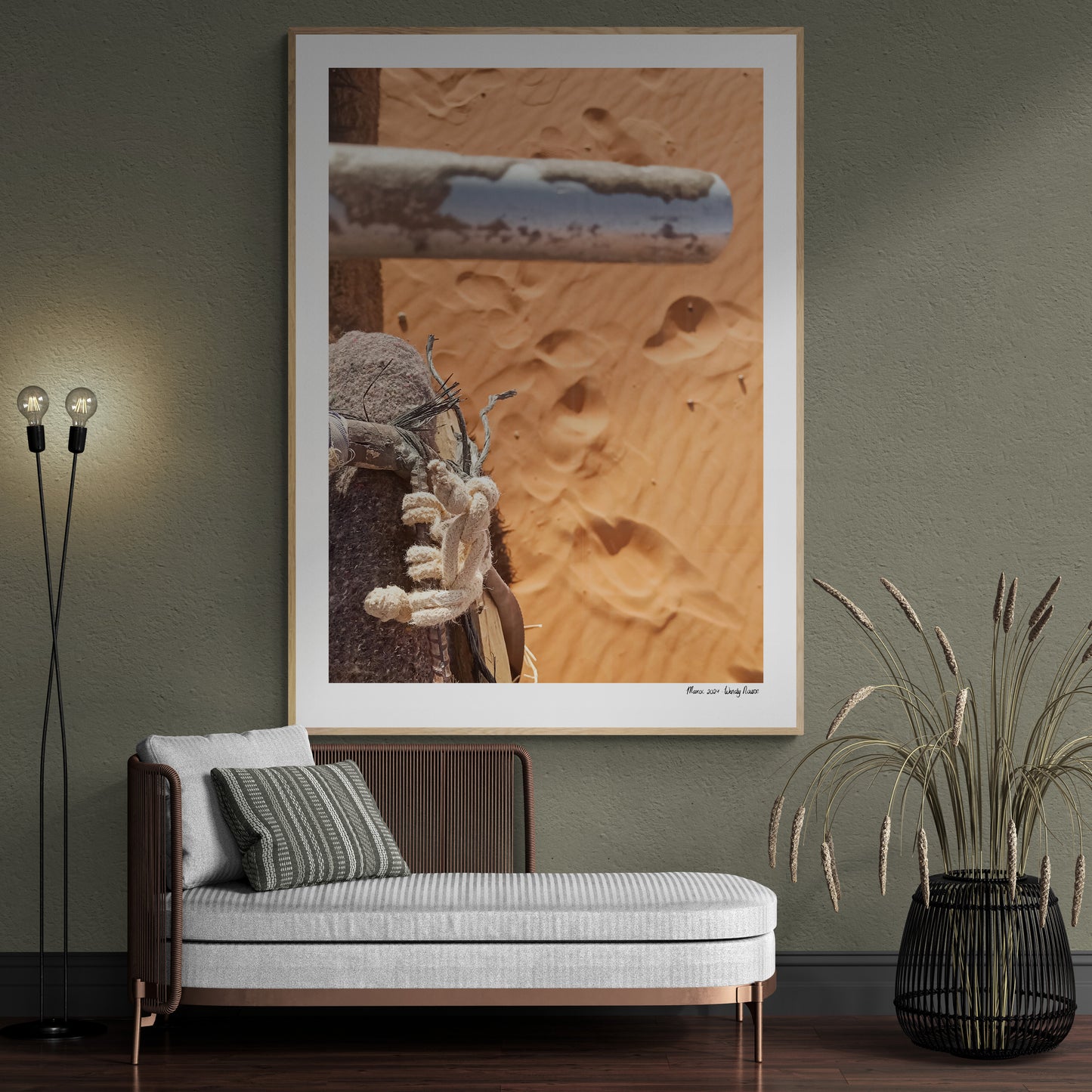 Camel Ride | Framed & Mounted Print