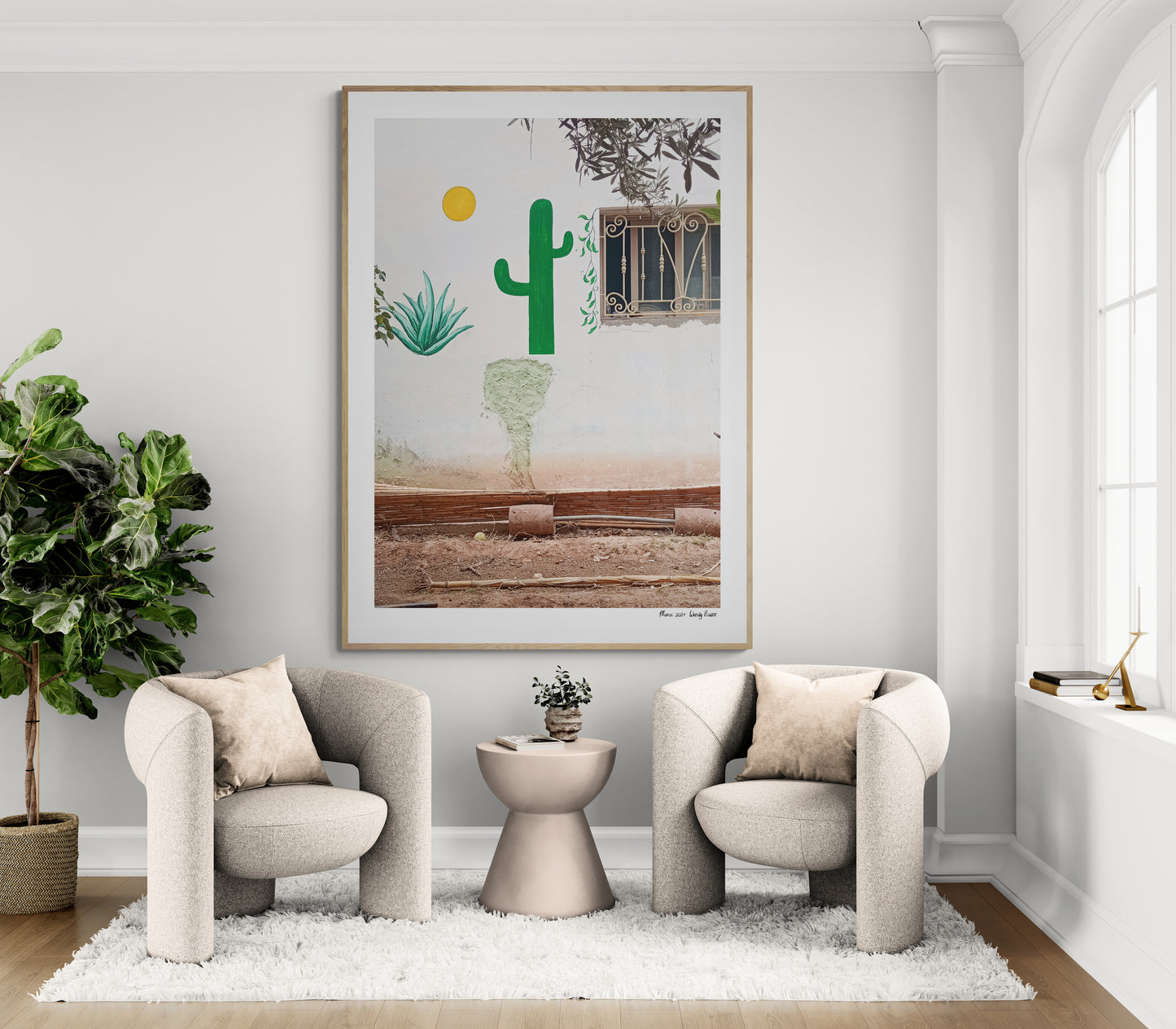 Cactus |  Framed & Mounted Print
