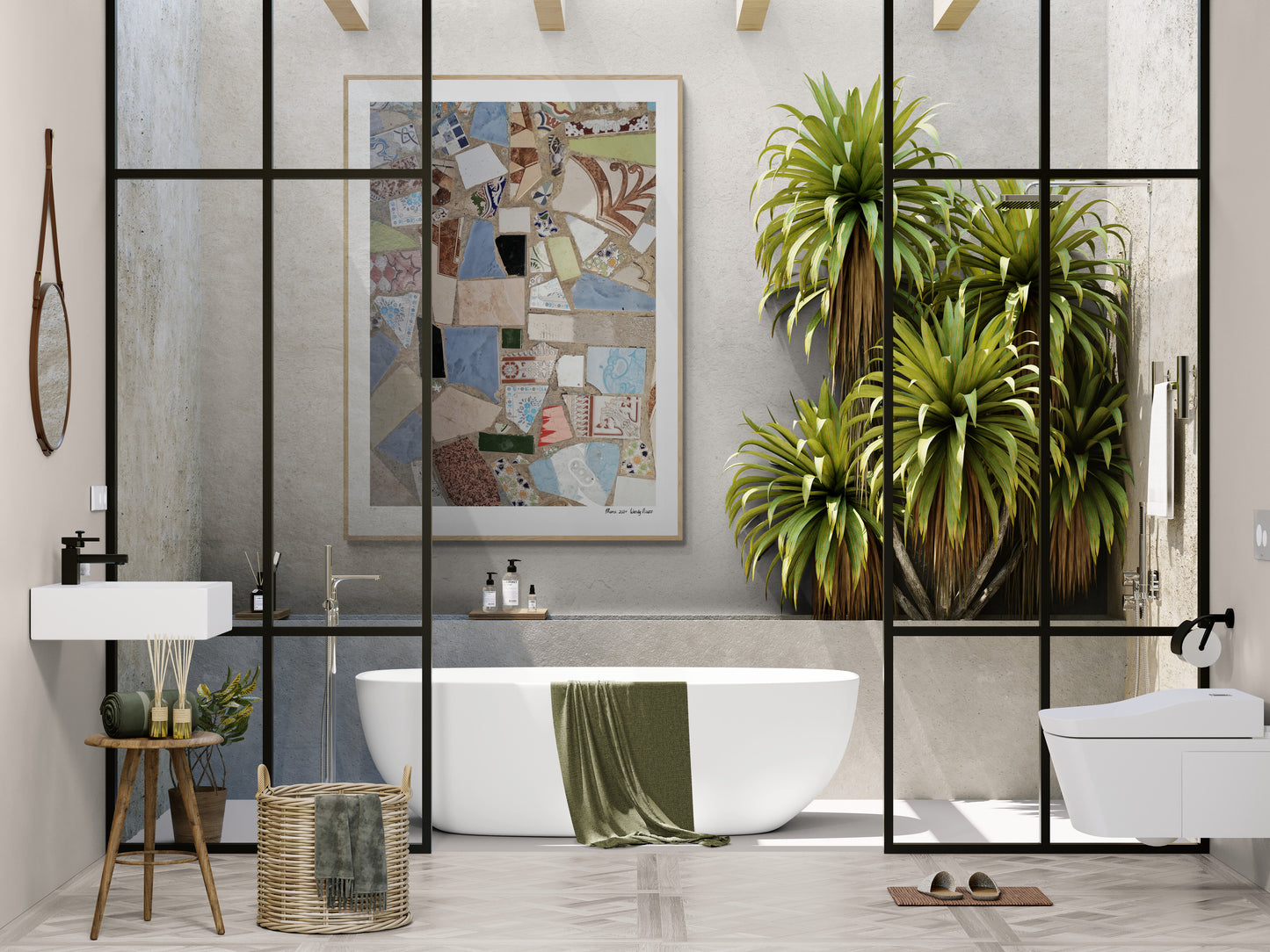 Tilework |  Framed & Mounted Print