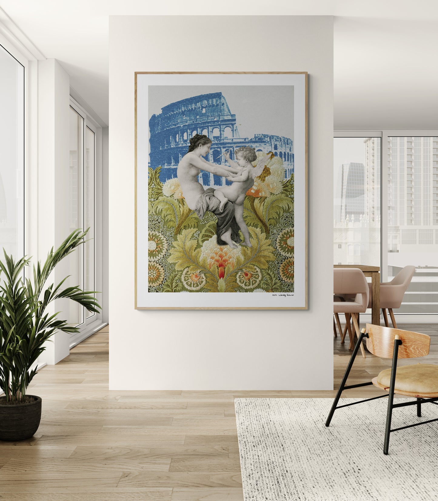 Fighting | Framed & Mounted Print