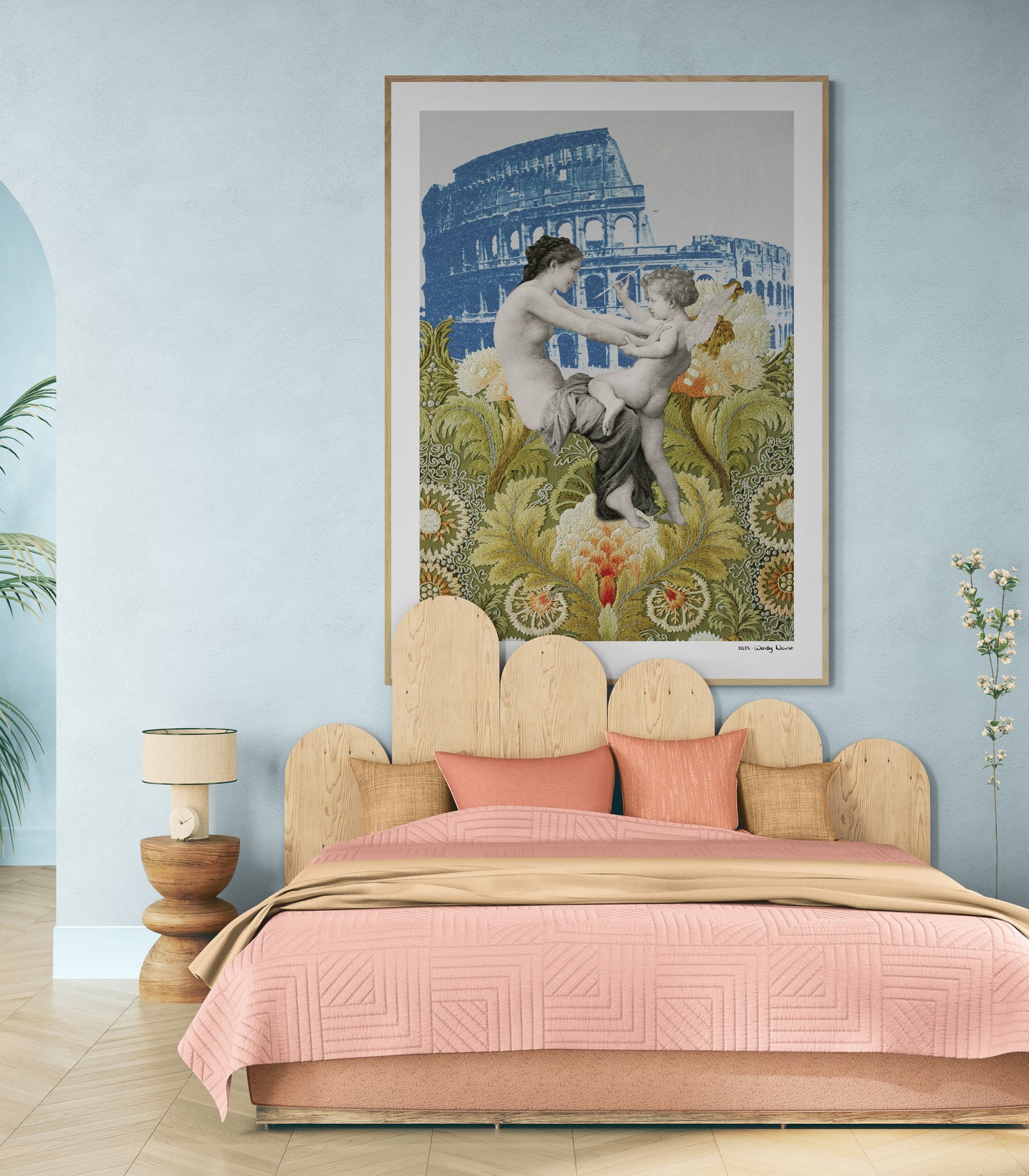 Fighting | Framed & Mounted Print