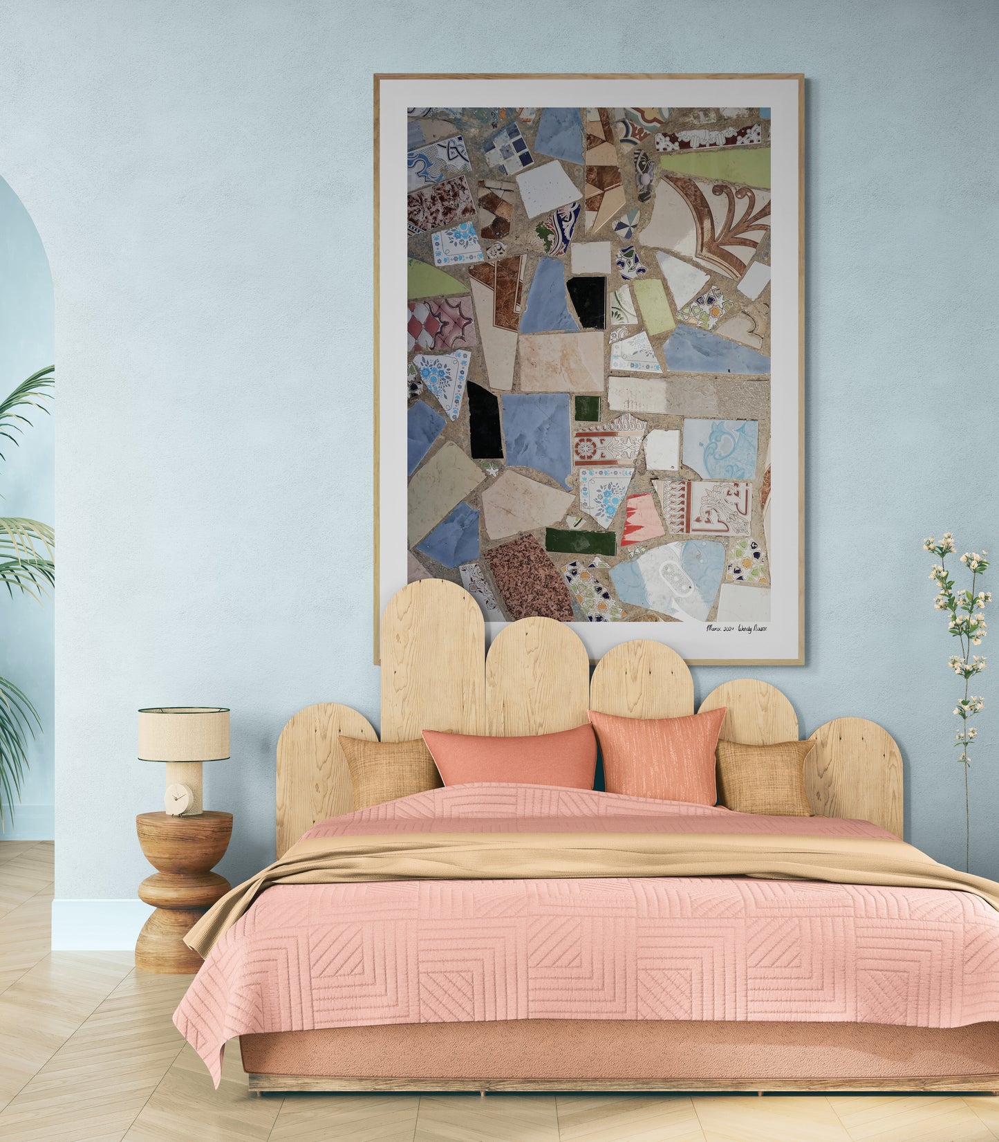 Tilework |  Framed & Mounted Print