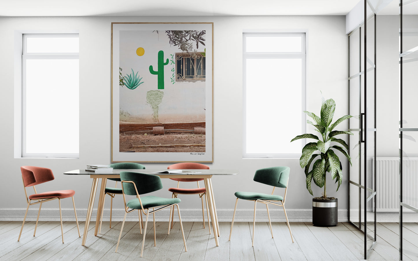 Cactus |  Framed & Mounted Print