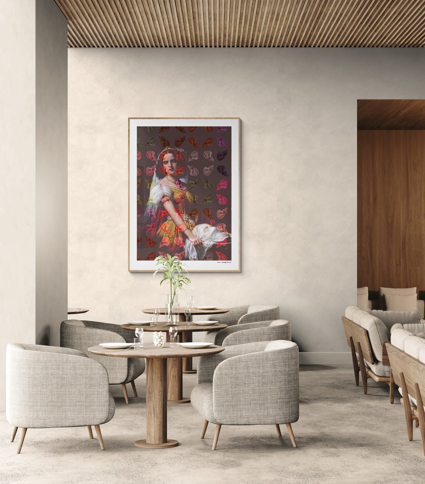 Eating | Framed & Mounted Print