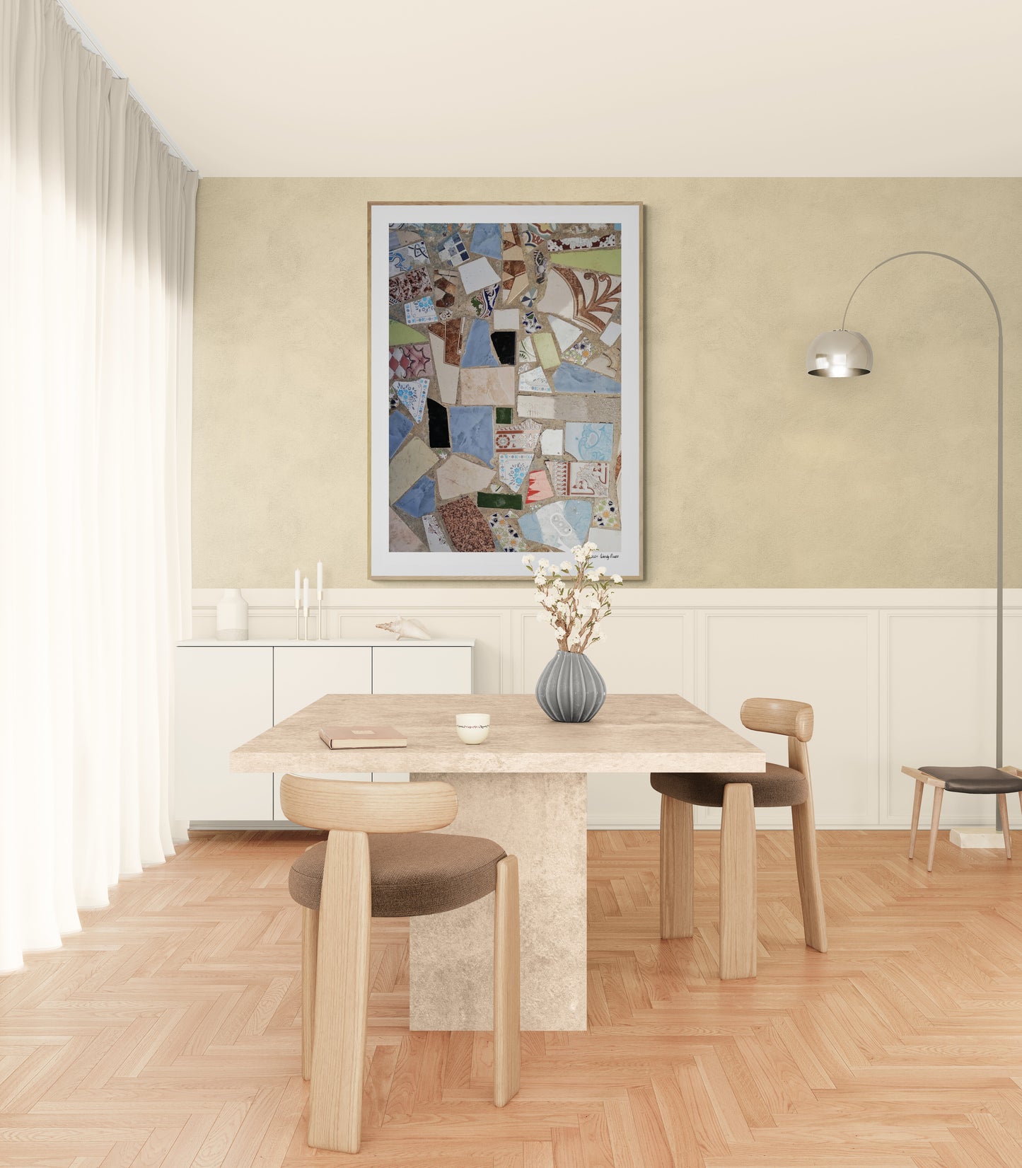 Tilework |  Framed & Mounted Print