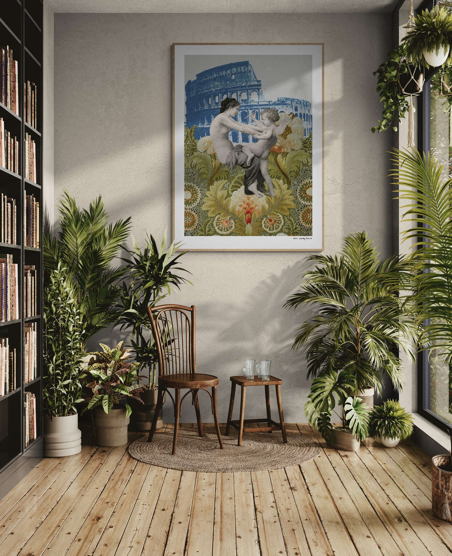 Fighting | Framed & Mounted Print