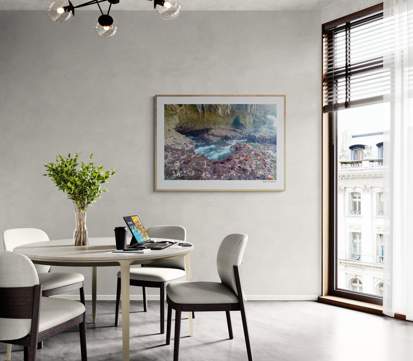 Sea cave floor |  Framed & Mounted Print