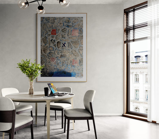 Fountain signs | Framed & Mounted Print