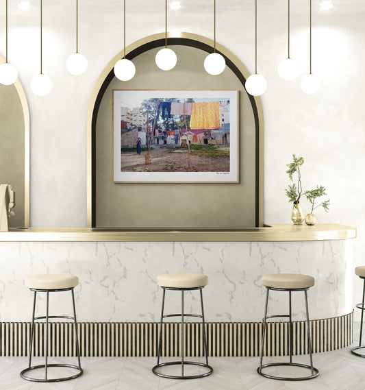 Laundry Girl | Framed & Mounted Print