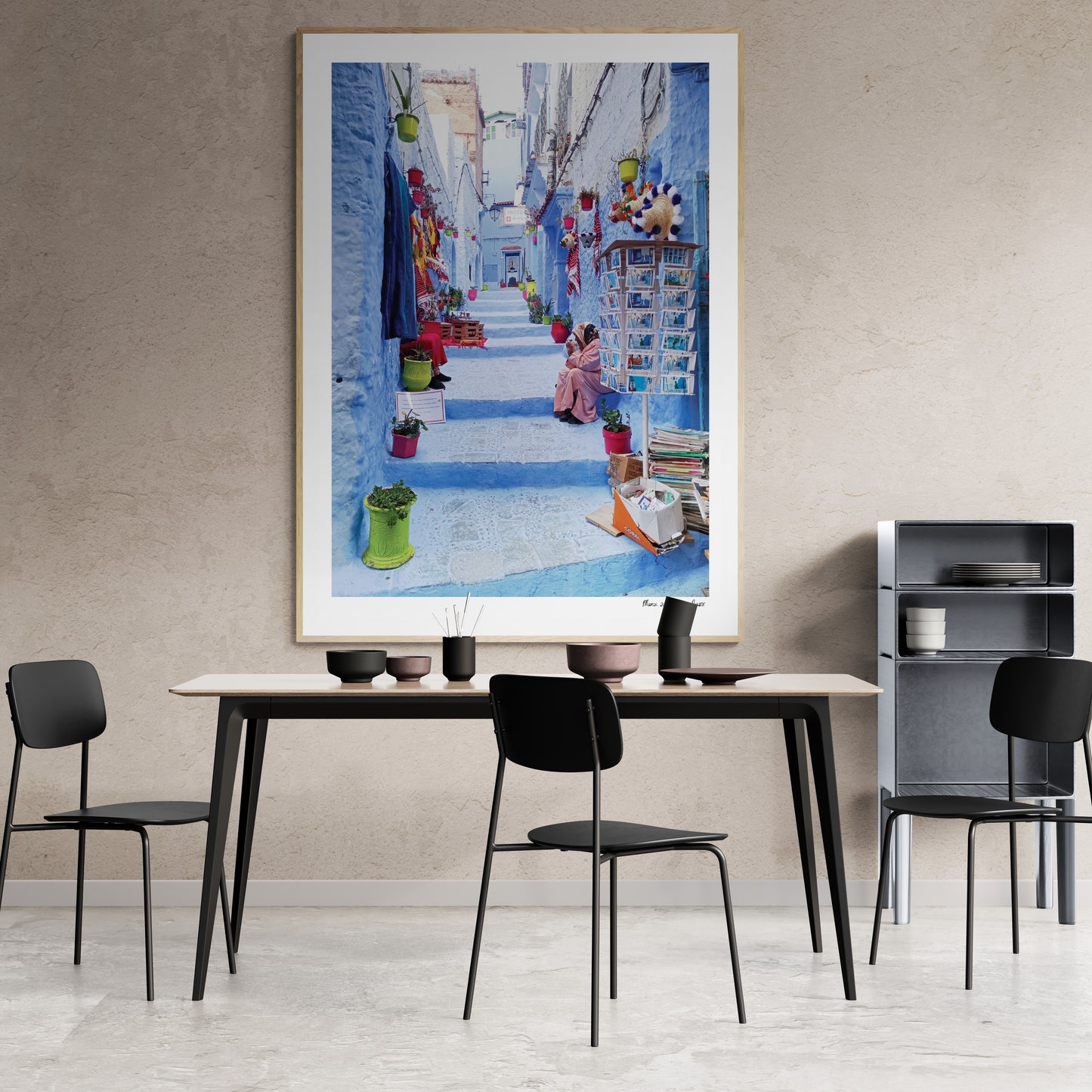 Women in reds | Framed & Mounted Print