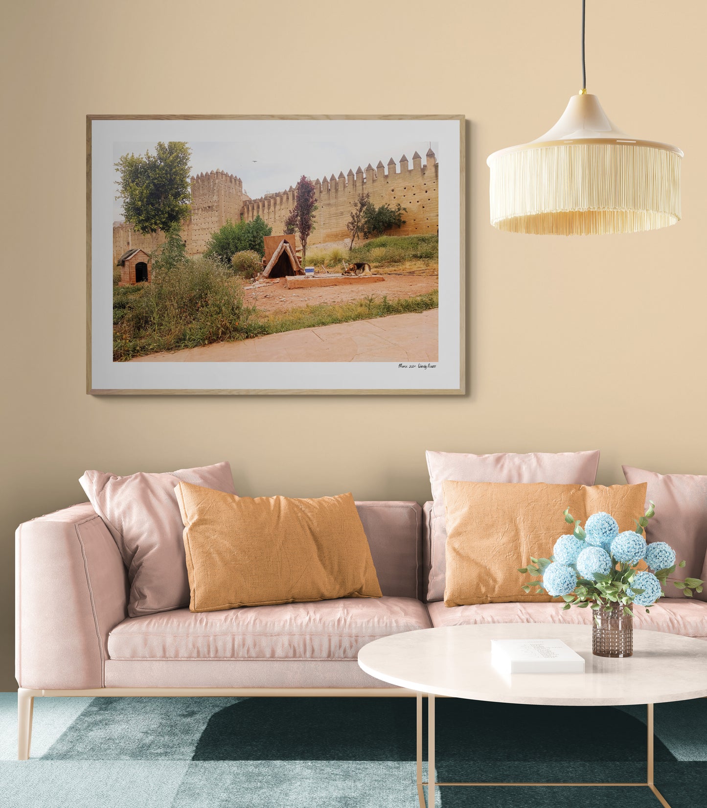 Dog House Fez | Framed & Mounted Print